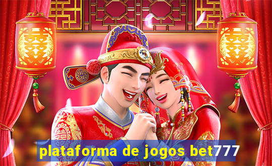 plataforma de jogos bet777